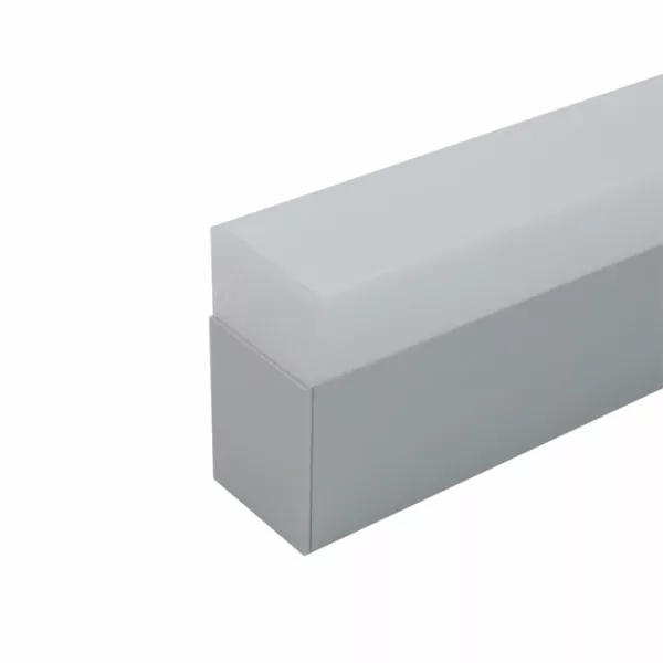 Aluminum Luminaire Profile 40x50mm anodized for Standard Flexible LED Strips